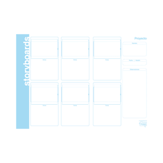 Plantilla de boceto – Storyboards