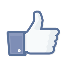 Facebook like icon