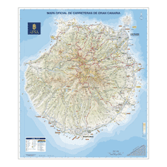 Mapa de carreteras de Gran Canaria 2014
