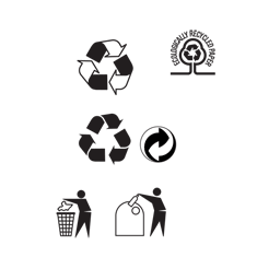 Reciclado (varios símbolos)