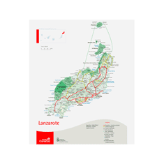 Mapa de Lanzarote