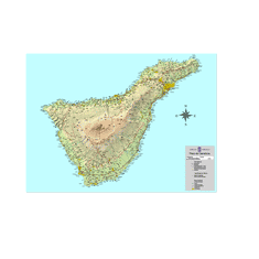 Mapa de carreteras de Tenerife