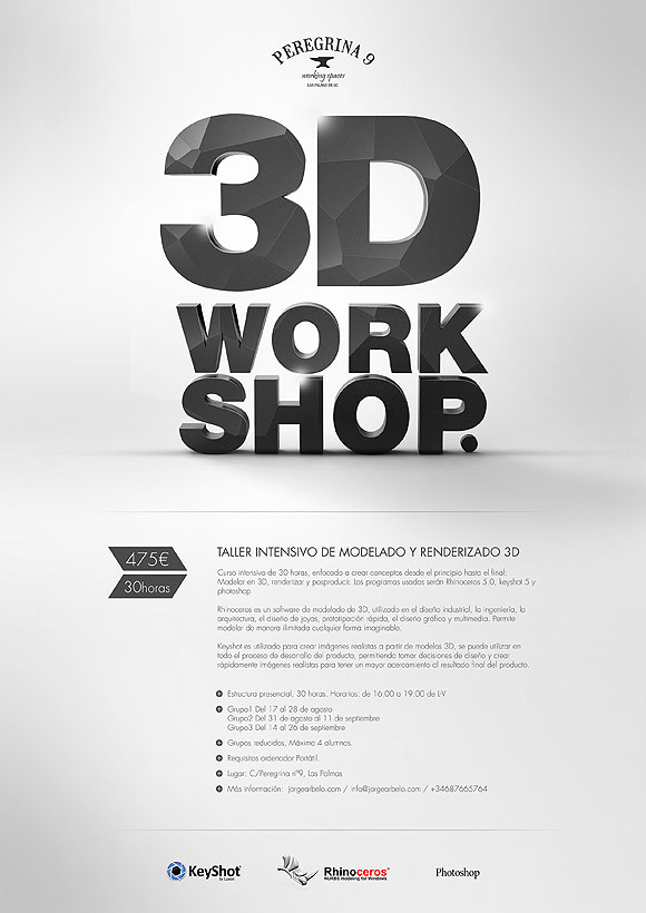 Taller intensivo 3D. Modelado, renderizado y postproducción en LPGC