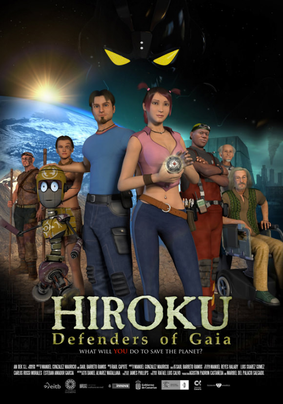 Se estrena el primer largometraje de animación hecho en Canarias: Hiroku Defenders of Gaia