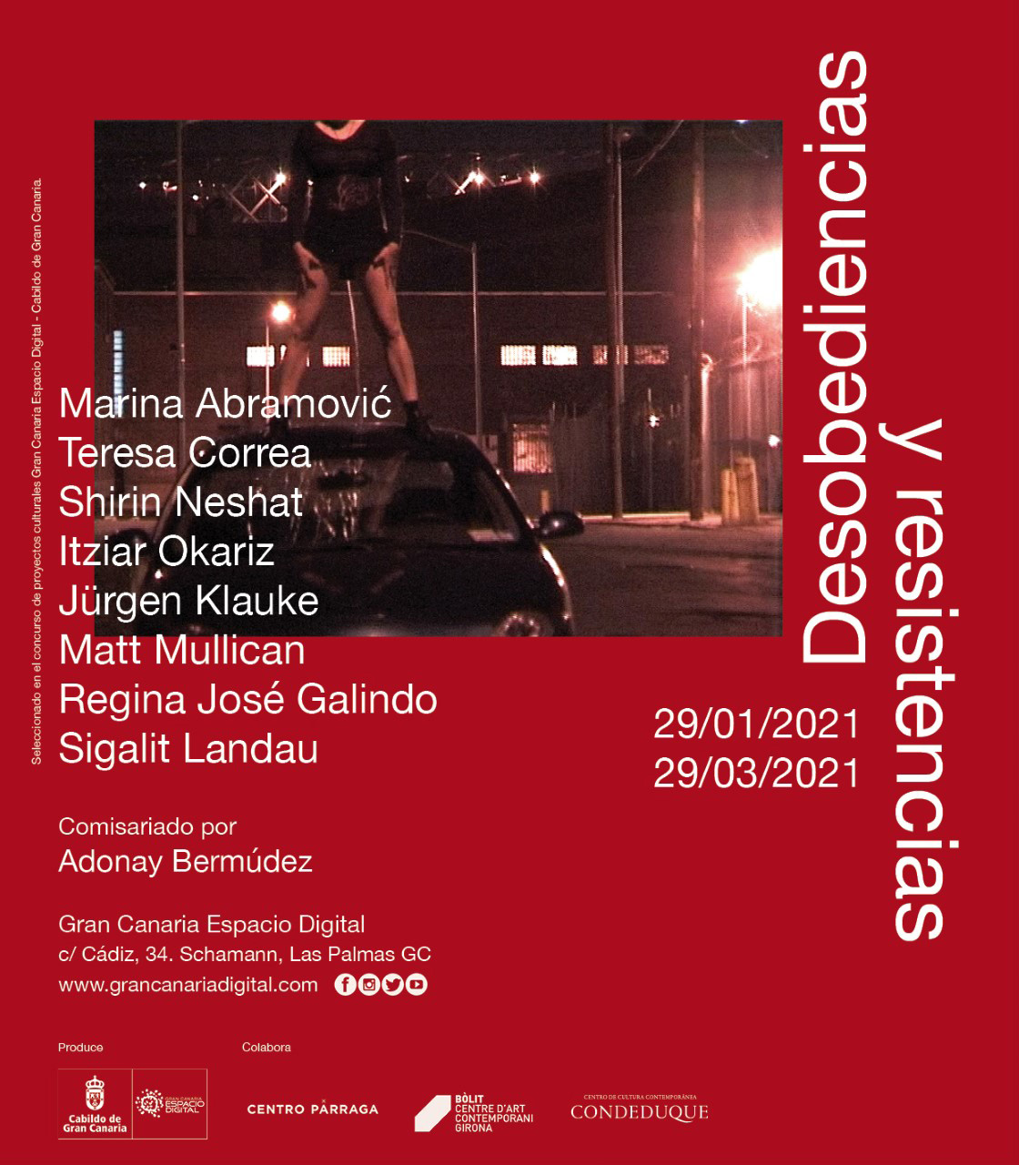 La exposición colectiva «Desobediencias y resistencias» abrirá sus puertas el 29 de enero, como epicentro de una serie de actividades en Gran Canaria Espacio Digital