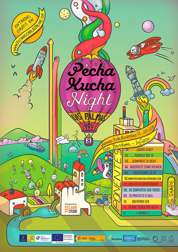 Pecha Kucha Las Palmas vol 08 ya tiene ponentes confirmados