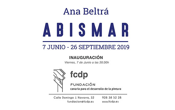 Ana Beltrá presenta sus nuevas obras en la Fundación Canaria para el Desarrollo de la Pintura