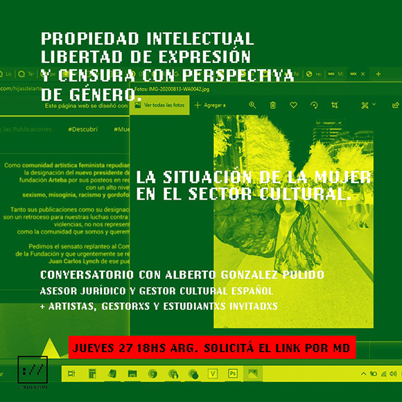 El canario Alberto González Pulido, presente en «hijas del arte» con un debate sobre arte con perspectiva de género