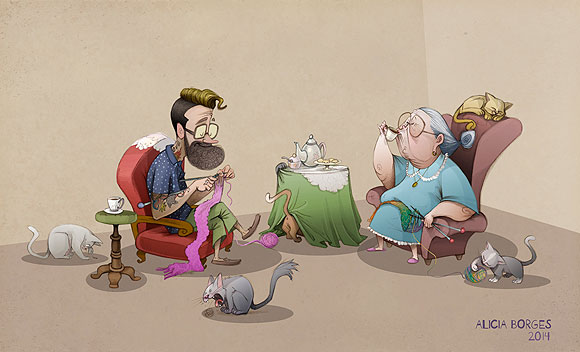 Un mundo ilustrado eternamente tierno