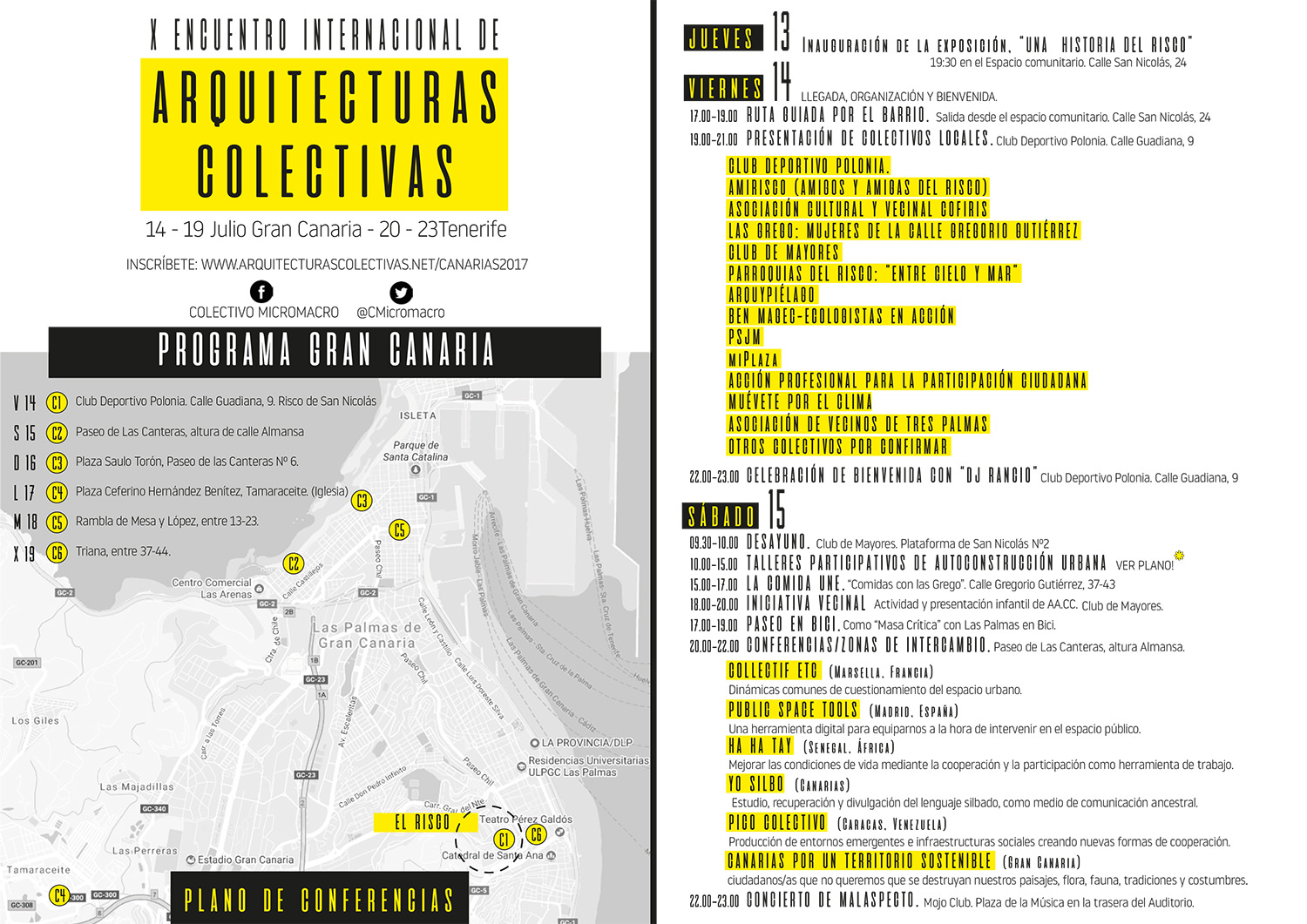 El Risco de San Nicolás acoge el X Encuentro Internacional de Arquitecturas Colectivas // CanariasCreativa.com