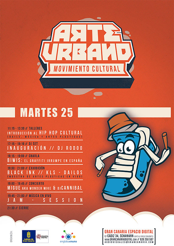 El III Festival Arte Urbano llega a Gran Canaria Espacio Digital