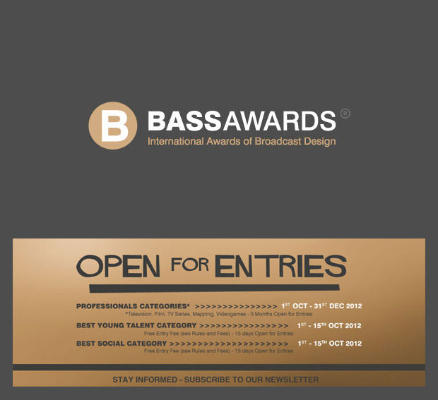 Llegan los BassAwards; unos galardones  anuales  que premian el diseño de alta calidad y la innovación en el Broadcast Design