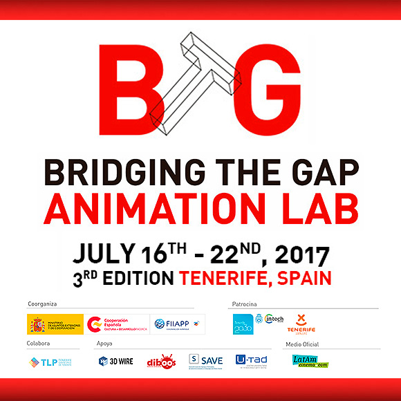 BTG Animation Lab 2017 en Tenerife, del 16 al 22 de julio.