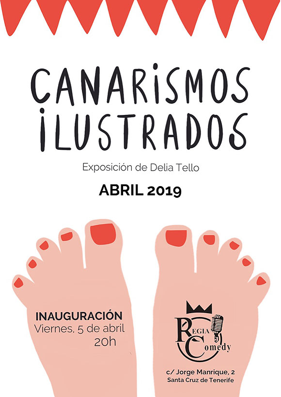 Los «canarismos ilustrados» de Delia Tello llegan a Regia Comedy