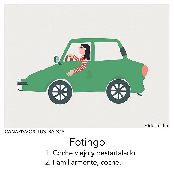 Los «canarismos ilustrados» de Delia Tello llegan a Regia Comedy // CanariasCreativa.com