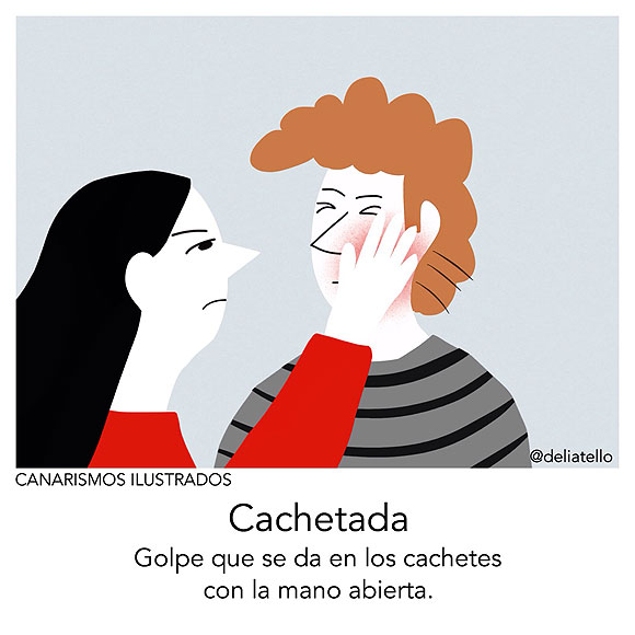 Los «canarismos ilustrados» de Delia Tello llegan a Regia Comedy // CanariasCreativa.com