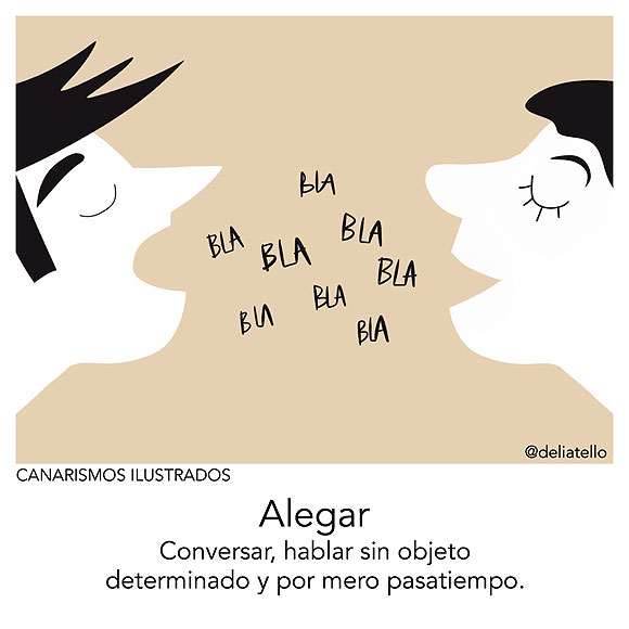 Los «canarismos ilustrados» de Delia Tello llegan a Regia Comedy // CanariasCreativa.com