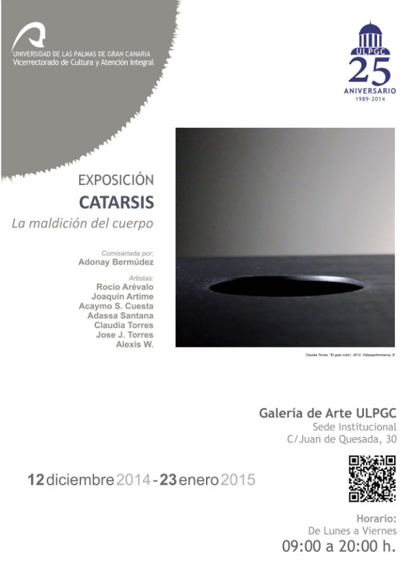 “Catarsis. La maldición del cuerpo” a partir de este viernes en la Galería ULPGC