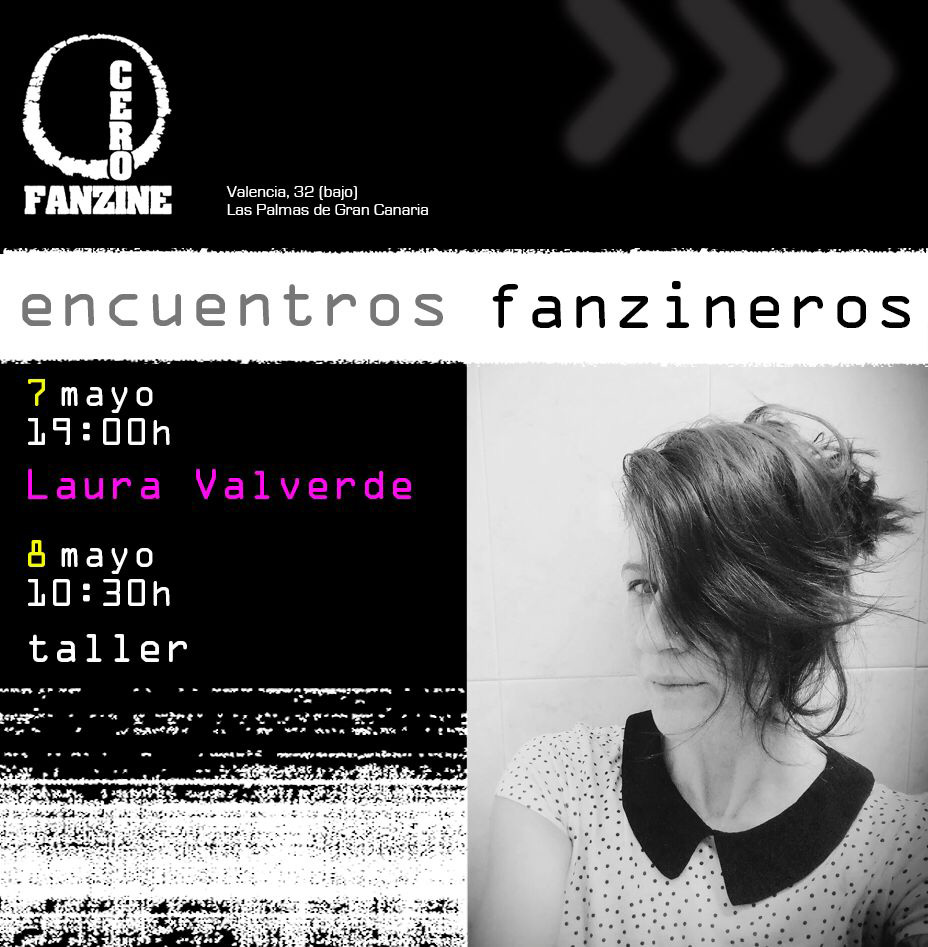 Presentación de fanzine en CeroFanzine a cargo de Laura Valverde, con taller al día siguiente