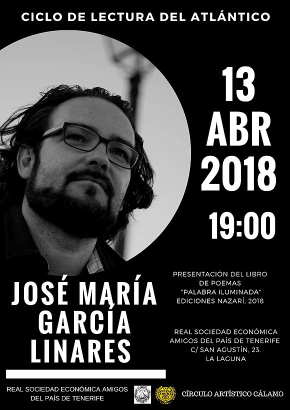 El Ciclo de Lectura del Atlántico anuncia una cita, este viernes 13 de abril, con José María García Linares.