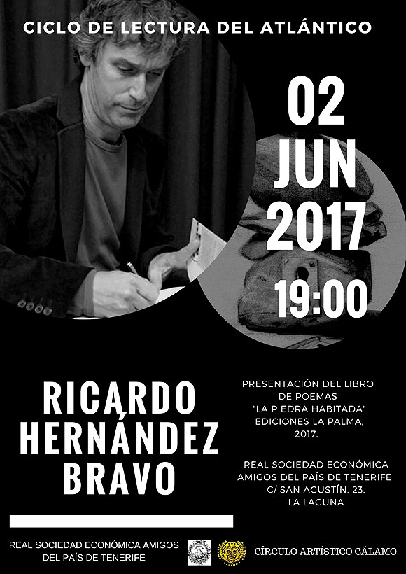 Ricardo Hernández Bravo, autor invitado en el VIII Ciclo de Lectura del Atlántico