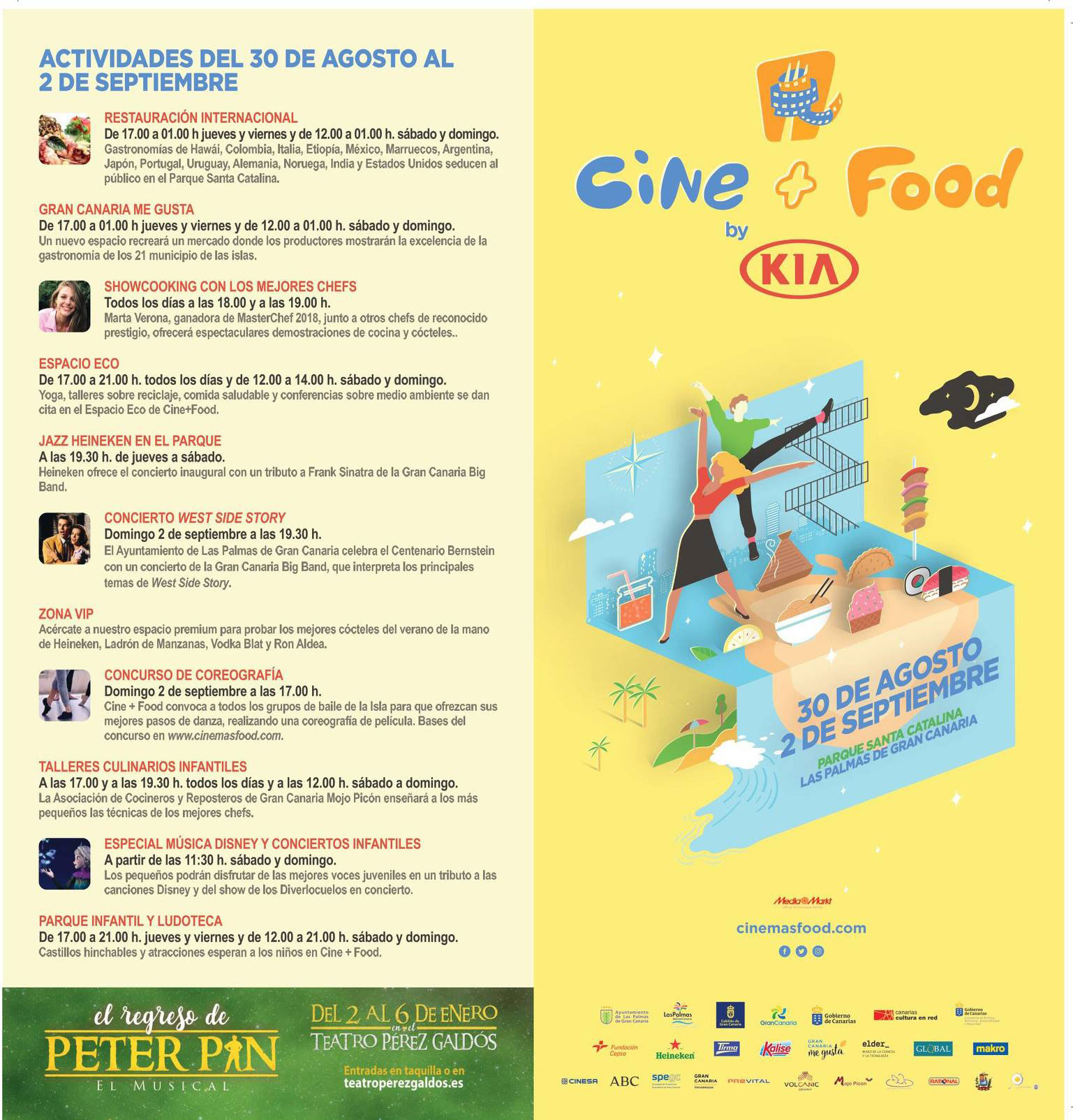 Cine+Food reúne este fin de semana más de 50 películas y la gastronomía de los cuatro continentes en su primera edición sostenible.