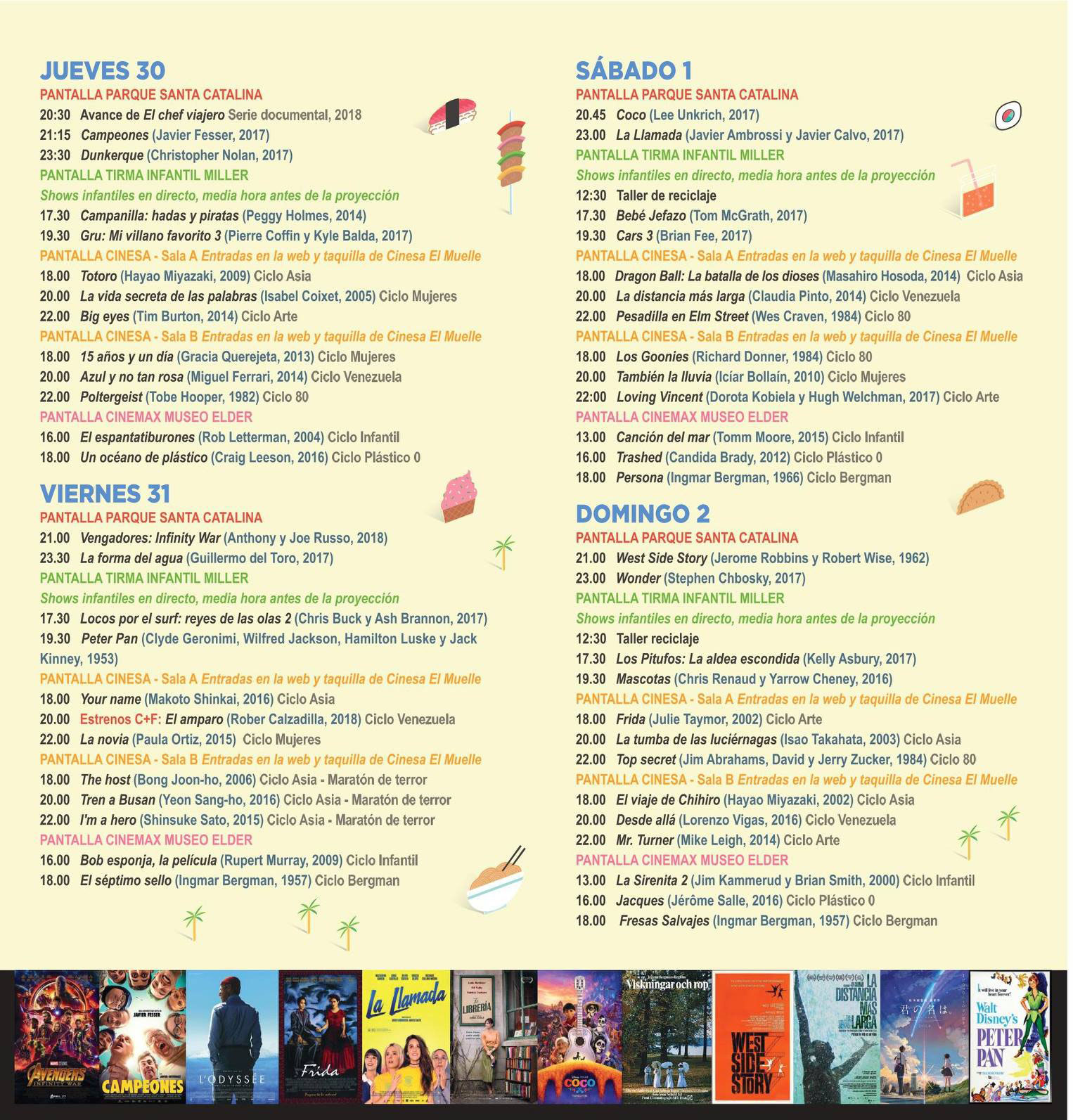 Cine+Food reúne este fin de semana la gastronomía de los cuatro continentes en su primera edición sostenible.