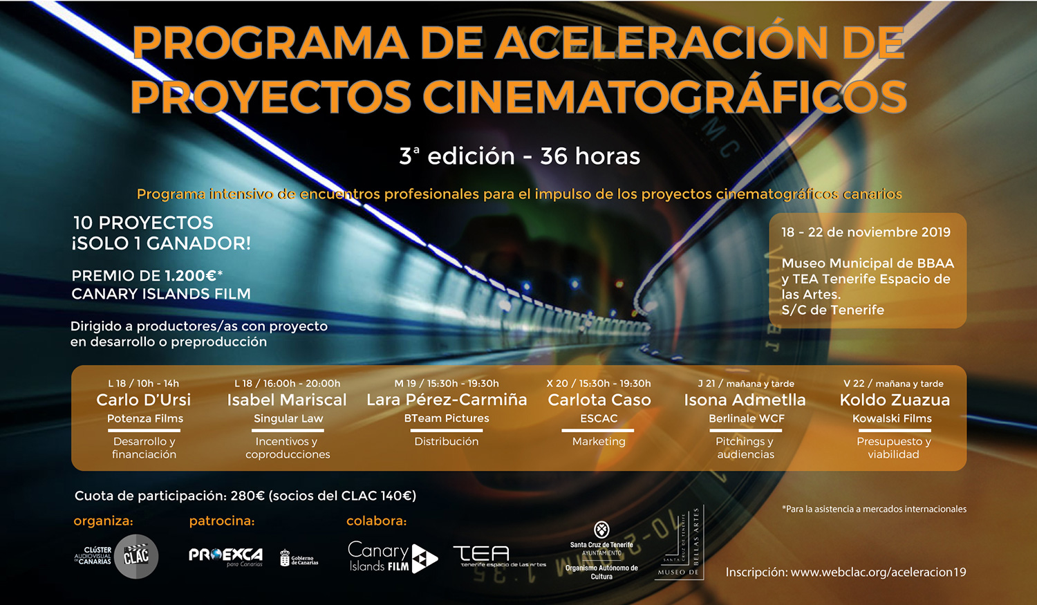 Abierta la tercera edición del programa de aceleración de proyectos cinematográficos