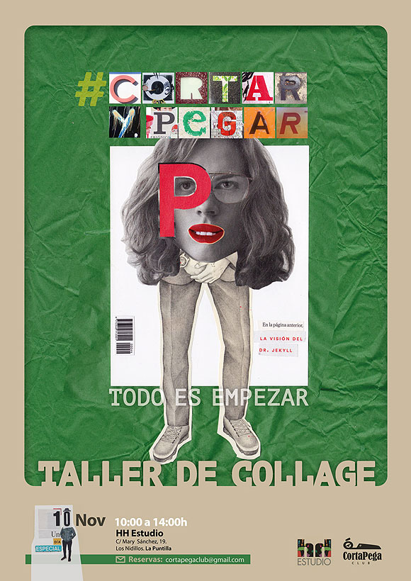 CortaPega Club repite taller de collage en Gran Canaria el próximo 10 de noviembre