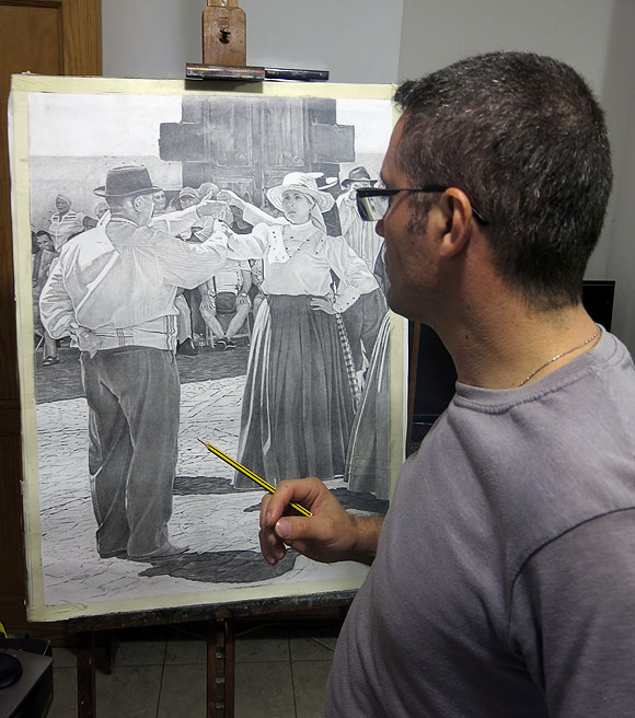 Pintor realista - Francisco Darens // CanariasCreativa.com