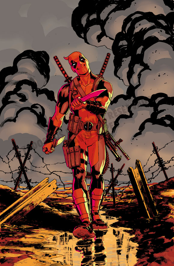 David López | Ilustración, cómic, Gran Canaria, Marvel, Fallen Angels // CanariasCreativa.com
