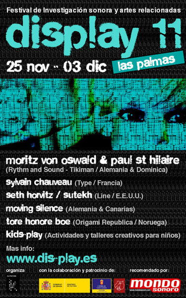DIS-PLAY 11 Las Palmas se celebrará del 25 de Noviembre al 3 de Diciembre
