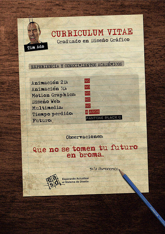 Alumnos de diseño a la Boloni-esa (Tenerife)