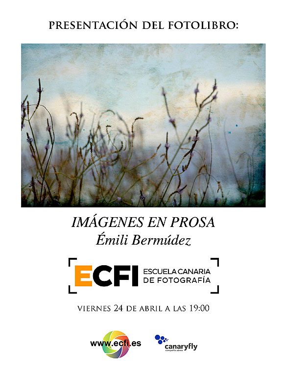 La Escuela Canaria de Fotografía (ECFI) celebra el Día Mundial del Libro con la presentación del fotolibro ‘Imágenes en prosa’ de la tinerfeña Émili Bermúdez