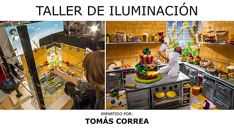 Tomás Correa imparte un taller de iluminación en ECFI