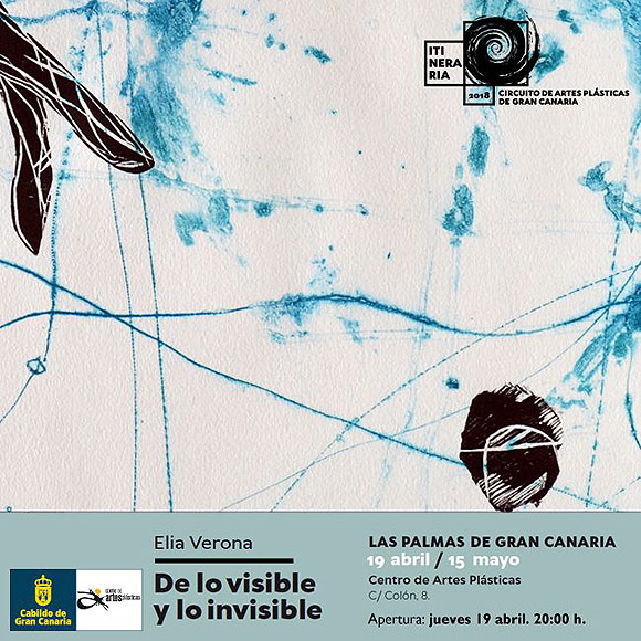 Elia Verona expone ‘De lo visible y lo invisible’ en el Centro de Artes Plásticas del Cabildo de Gran Canaria