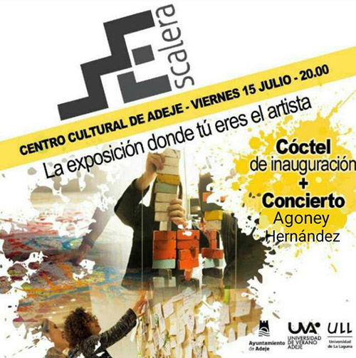 Escalera, una exposición donde el público es el artista