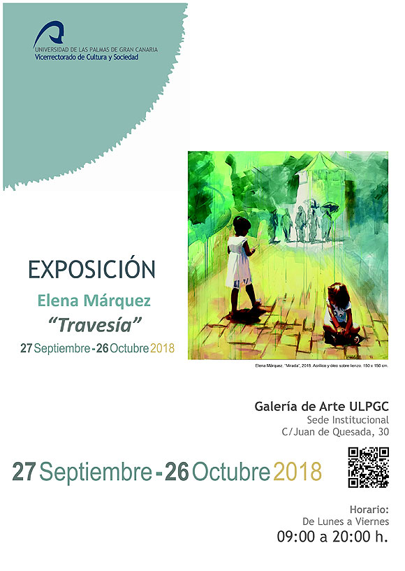 Elena Márquez expone en la Galería de arte de la ULPGC