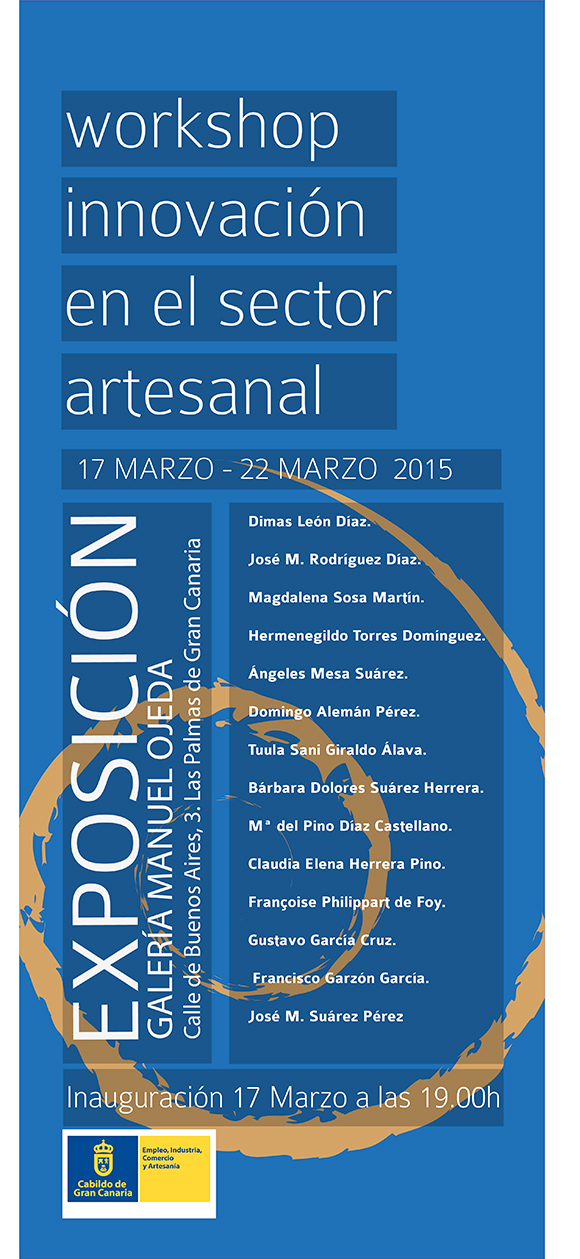 Exposición de trabajos del workshop de innovación en el sector artesanal de Gran Canaria