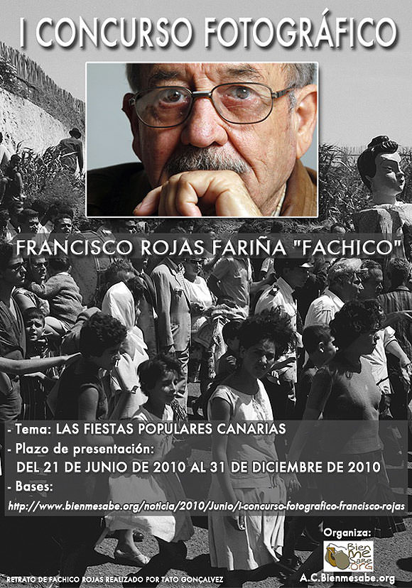 Bienmesabe.org convoca el I Concurso Fotográfico Francisco Rojas Fariña Fachico. Las Fiestas Populares Canarias