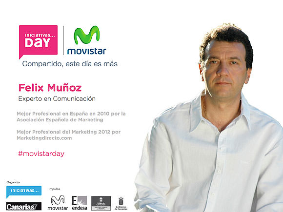 #movistarday contará con Felix Muñoz, experto en Comunicación