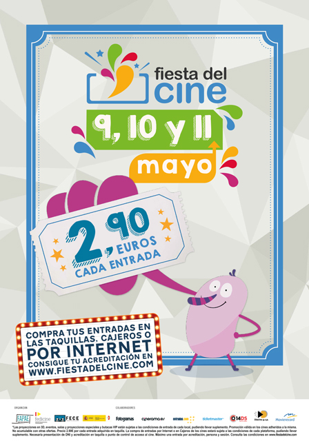 La X Fiesta del Cine se celebrará del 9 al 11 de mayo en toda España