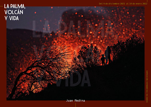 La exposición fotográfica solidaria «La Palma, volcán y vida» puede visitarse en el Auditorio Alfredo Kraus (Las Palmas de Gran Canaria) del 9 de diciembre al 14 de enero de 2022