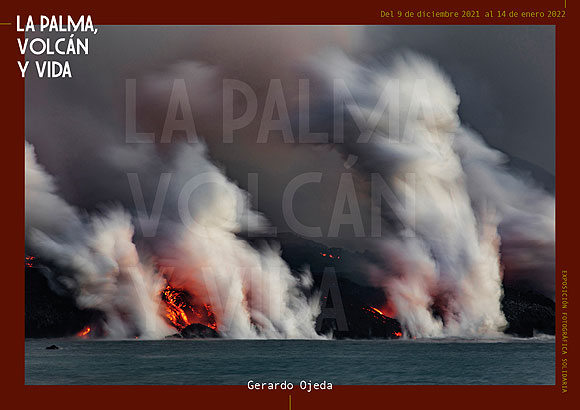La exposición fotográfica solidaria «La Palma, volcán y vida» puede visitarse en el Auditorio Alfredo Kraus (Las Palmas de Gran Canaria) del 9 de diciembre al 14 de enero de 2022