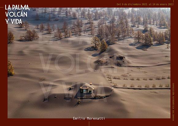 La exposición fotográfica solidaria «La Palma, volcán y vida» puede visitarse en el Auditorio Alfredo Kraus (Las Palmas de Gran Canaria) del 9 de diciembre al 14 de enero de 2022