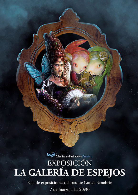 El colectivo de ilustradores Canarios expone las obras de su nuevo libro ilustrado.