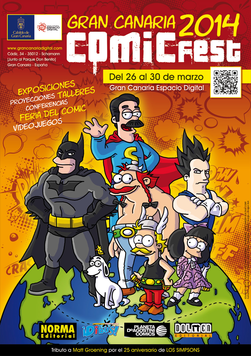 Gran Canaria Cómic Fest 2014 arranca el miércoles que viene con una agenda cargada de actividades