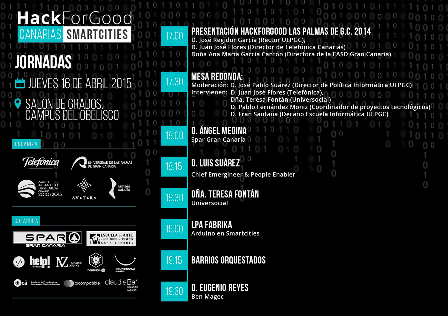 HackForGood Canarias inicia mañana su andadura de tres días con unas jornadas abiertas de innovación social. // CanariasCreativa.com