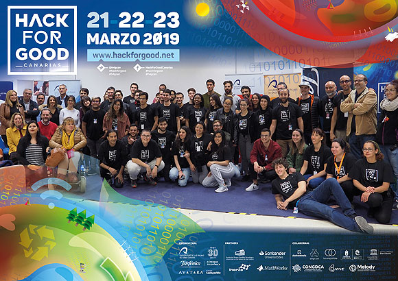 El equipo «Los terratoroides» GC002, y su plataforma aérea para detectar y dar respuesta a emergencias humanitarias, se alza con el primer premio de HackForGood Canarias 2019