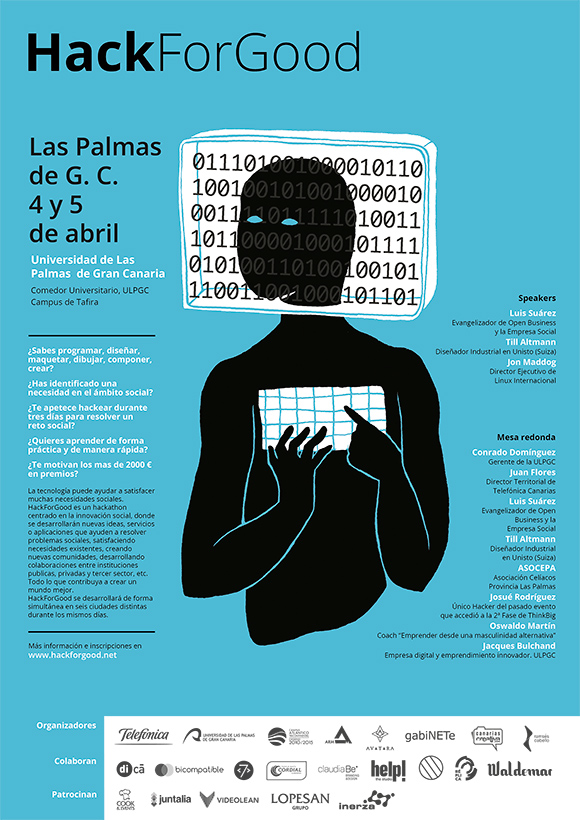 HackForGood regresa a la ULPGC como una de las 8 sedes nacionales organizadoras de su 2ª edición